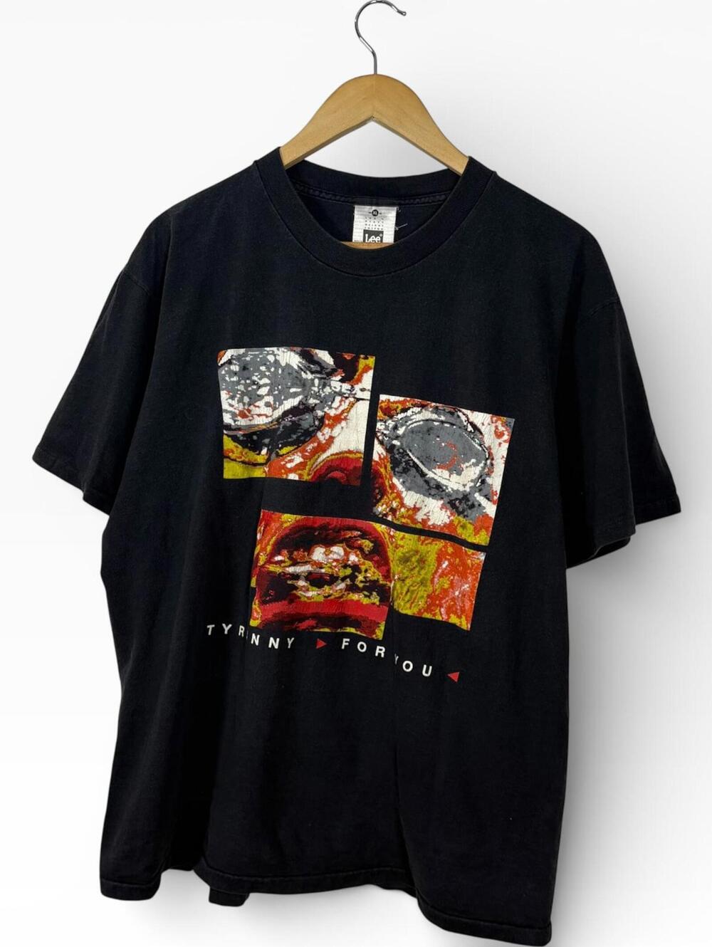 Vintage 90s Front 242 Belgian Electronic Band T-shirt Size XL Tyranny For You